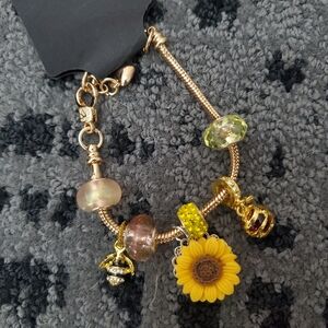 Handmade Custom Pandora Look Alike Charm Bracelet